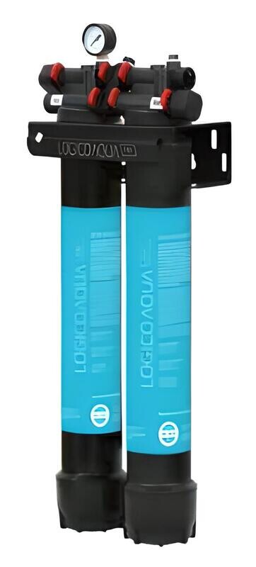 Kit filtracion doble Ionfilter Lógico Aqua Pro 2 carbón fibra 21"