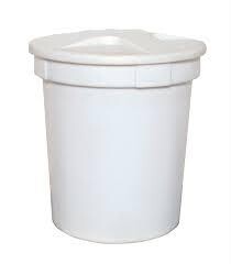 Depósito troncocónico con tapa de PEAD Ecoplasg
