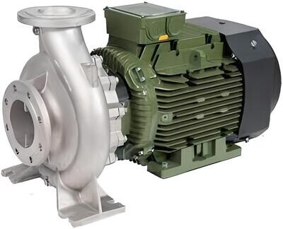 Electrobomba centrífuga monobloc normalizada Saer IR 4P125 AISI316 trifásica 80-500 m3/h