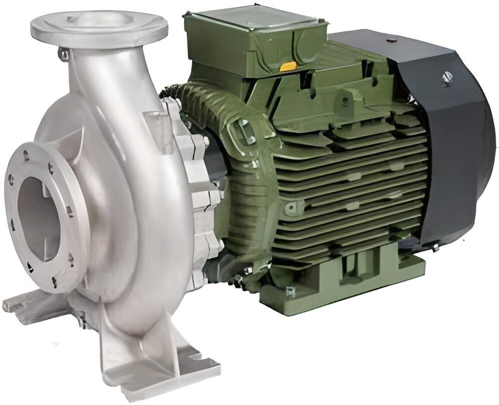 Electrobomba centrífuga monobloc normalizada Saer IR 4P150 Súper Dúplex trifásica 100-675 m3/h