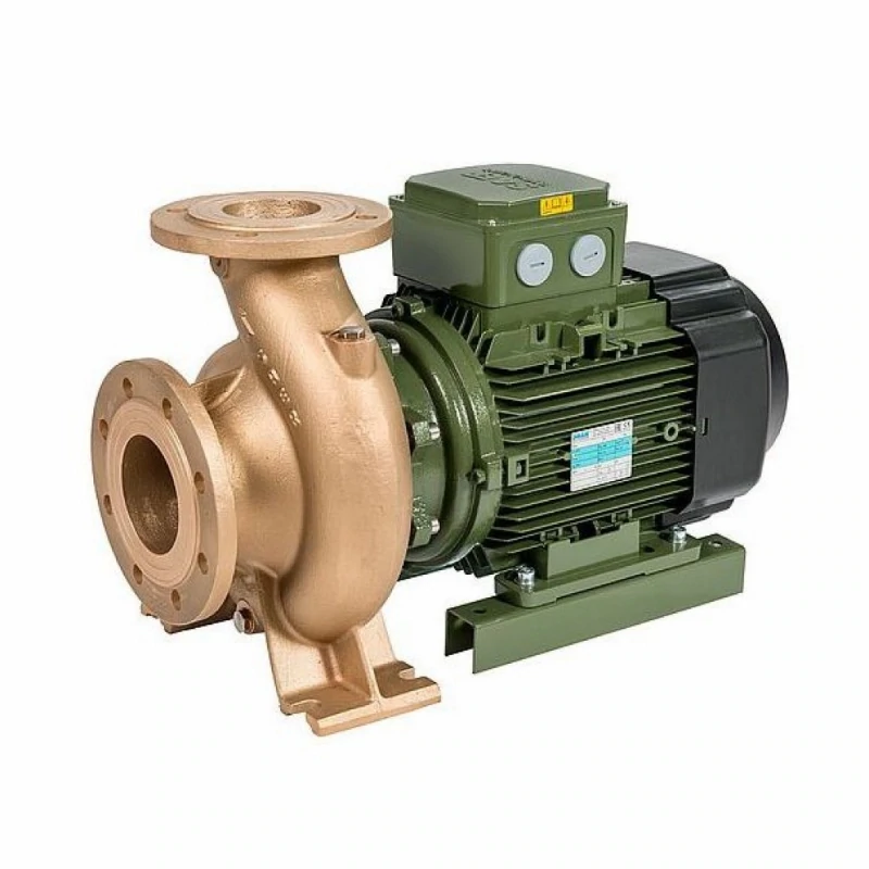 Electrobomba centrífuga monobloc normalizada Saer IR 4P150 bronce trifásica 100-675 m3/h
