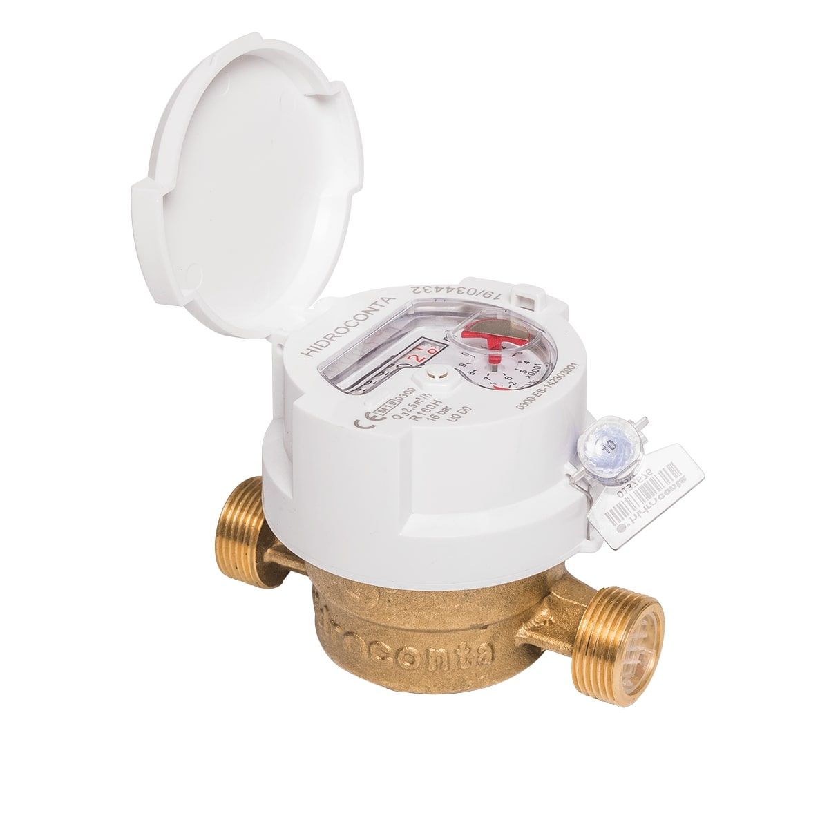 Contador de agua de chorro único Hidroconta Atlantis MID