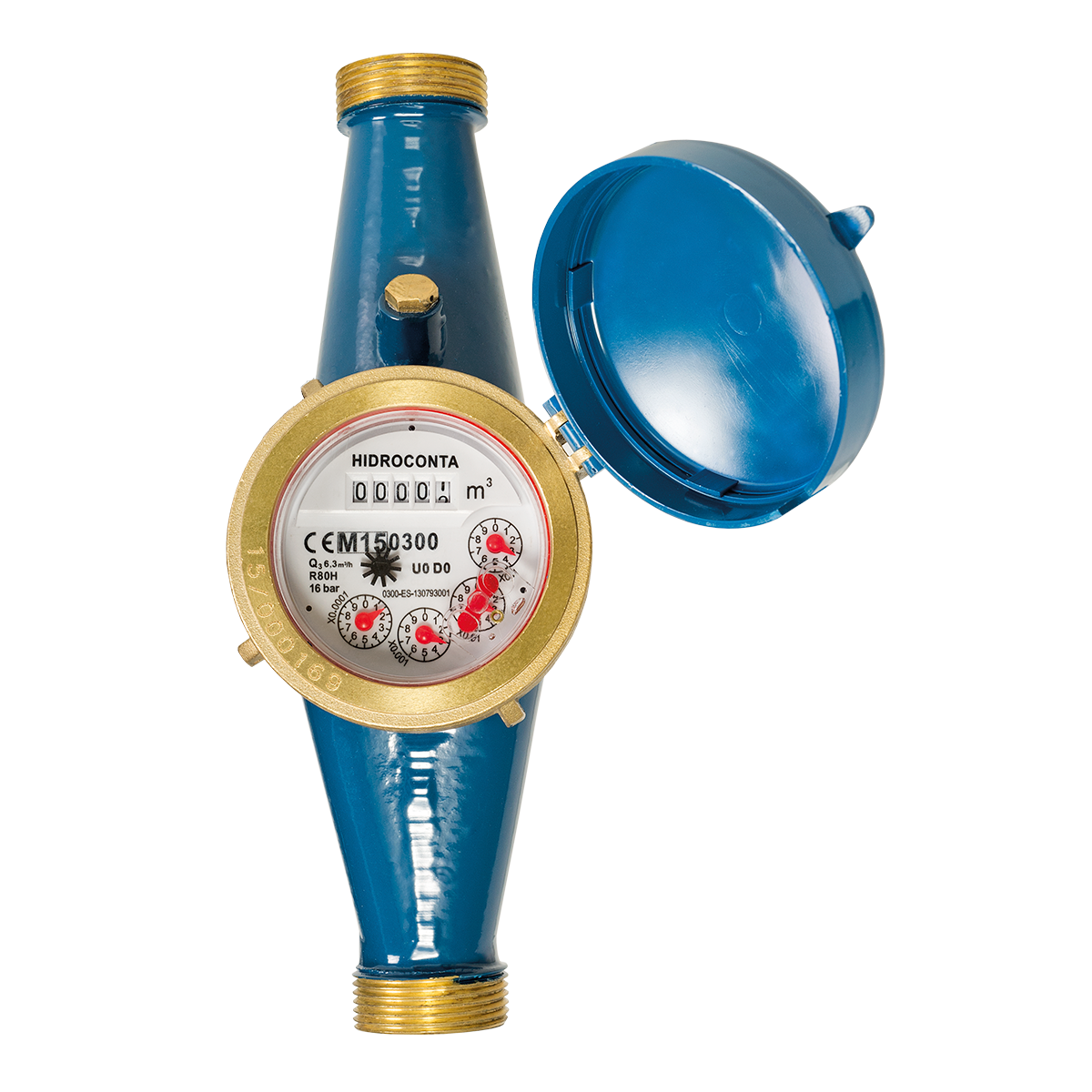 Contador de agua de chorro múltiple Hidroconta MFSM-L MID