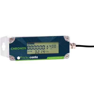 Display indicador de caudal para contadores de agua Hidroconta Chronos