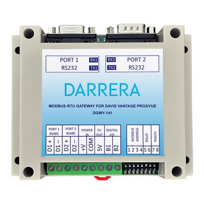 Pasarela MODBUS-RTU Darrera DGWY-141 para estación Davis Vantage Pro2/Vue