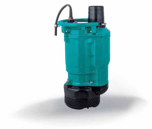 Electrobomba de achique para aguas cargadas Zirí HDL trifásica 5-103 m3/h