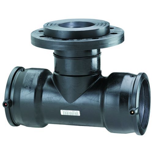 Te de polietileno electrosoldable Plasson derivación brida PN16 DN90-DN250