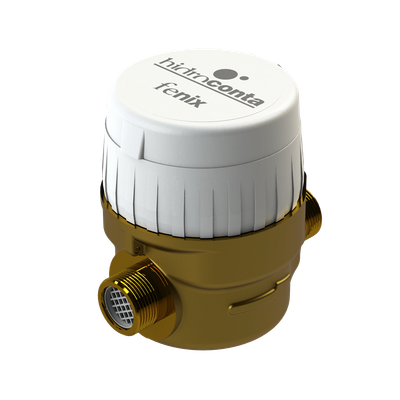 Contador de agua volumétrico Hidroconta Fénix MID de latón