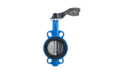 Válvula de mariposa tipo Wafer Valme con disco de fundición nodular con palanca