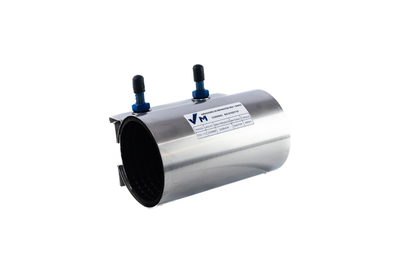 Abrazadera de reparación 1 cierre Valme longitud 200 mm