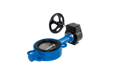 Válvula de mariposa tipo Wafer Valme con disco de fundición nodular con manoreductor