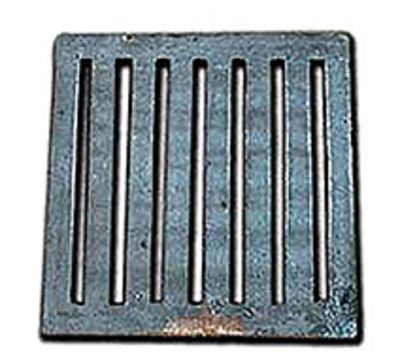 Rejilla cuadrada de desagüe de terraza en hierro fundido Acrisol