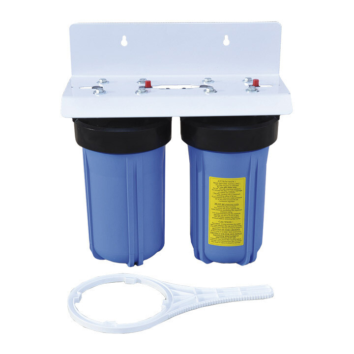 Filtro 2 piezas doméstico Hidro Water Big 10 Filtro 2 piezas doméstico Hidro Water Big 10" dúplex