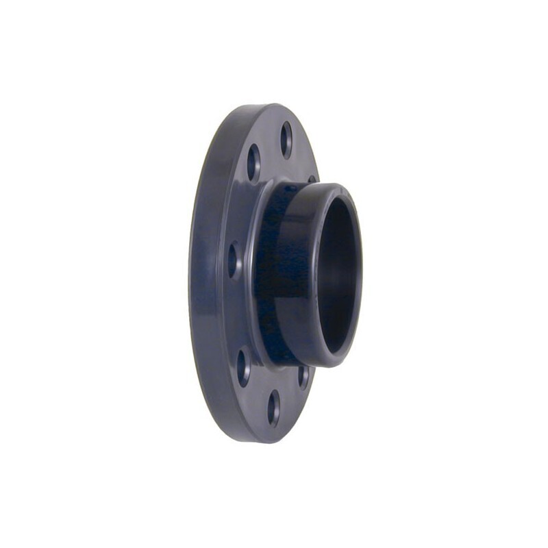 Brida fija de PVC Cepex con manguito Brida fija de PVC Cepex con manguito