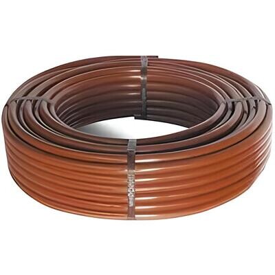 Rollo de manguera ciega anticracking 16 mm de color marrón