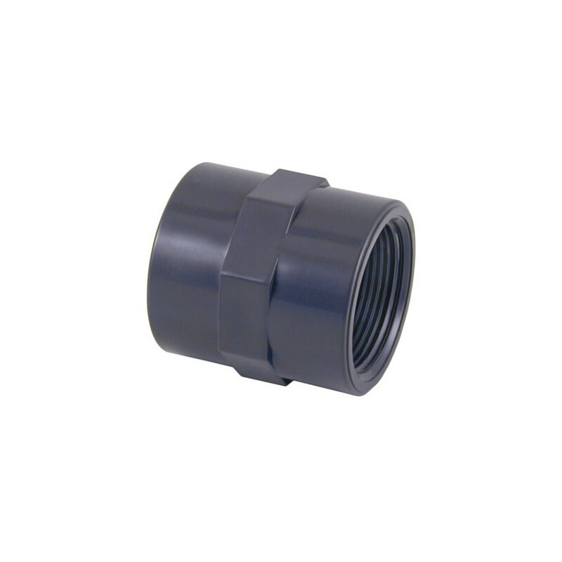 Manguito rosca hembra de PVC Cepex