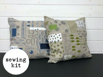 Slow Stitching Linen Cushion Kit