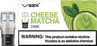 VEEX V1 Transparent Pods-Cheese Matcha
