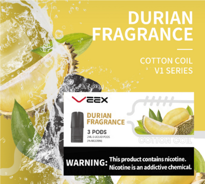 VEEX V1 Transparent Pods-Durian Fragrance