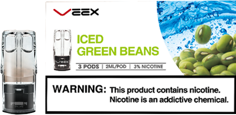 VEEX V1 Transparent Pods-Iced Green Beans