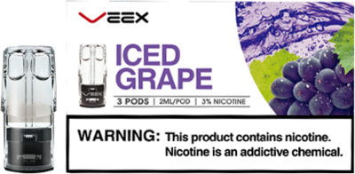 VEEX V1 Transparent Pods-Iced Grape