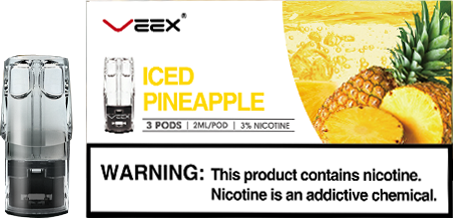 VEEX V1 Transparent Pods-Iced Pineapple