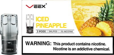 VEEX V1 Transparent Pods-Iced Pineapple
