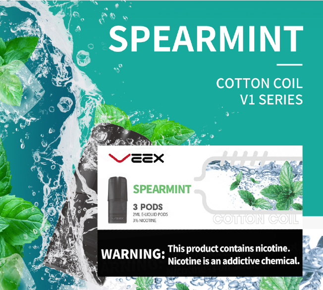 VEEX V1 Transparent Pods-Spearmint