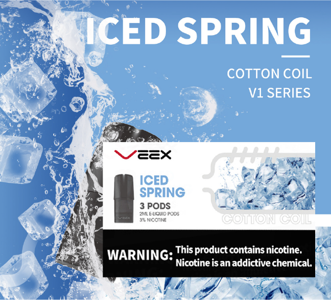 VEEX V1 Transparent Pods-Iced Spring