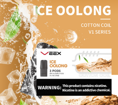 VEEX V1 Transparent Pods-Ice Oolong
