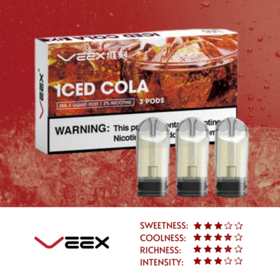 VEEX V4 Transparent Pods-Iced Cola