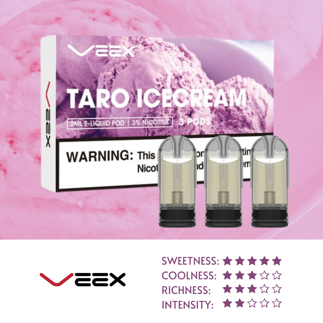 VEEX V4 Transparent Pods-Taro Icecream