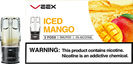 VEEX V1 Transparent Pods-Iced Mango