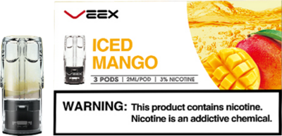 VEEX V1 Transparent Pods-Iced Mango