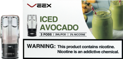 VEEX V1 Transparent Pods-Iced Avocado