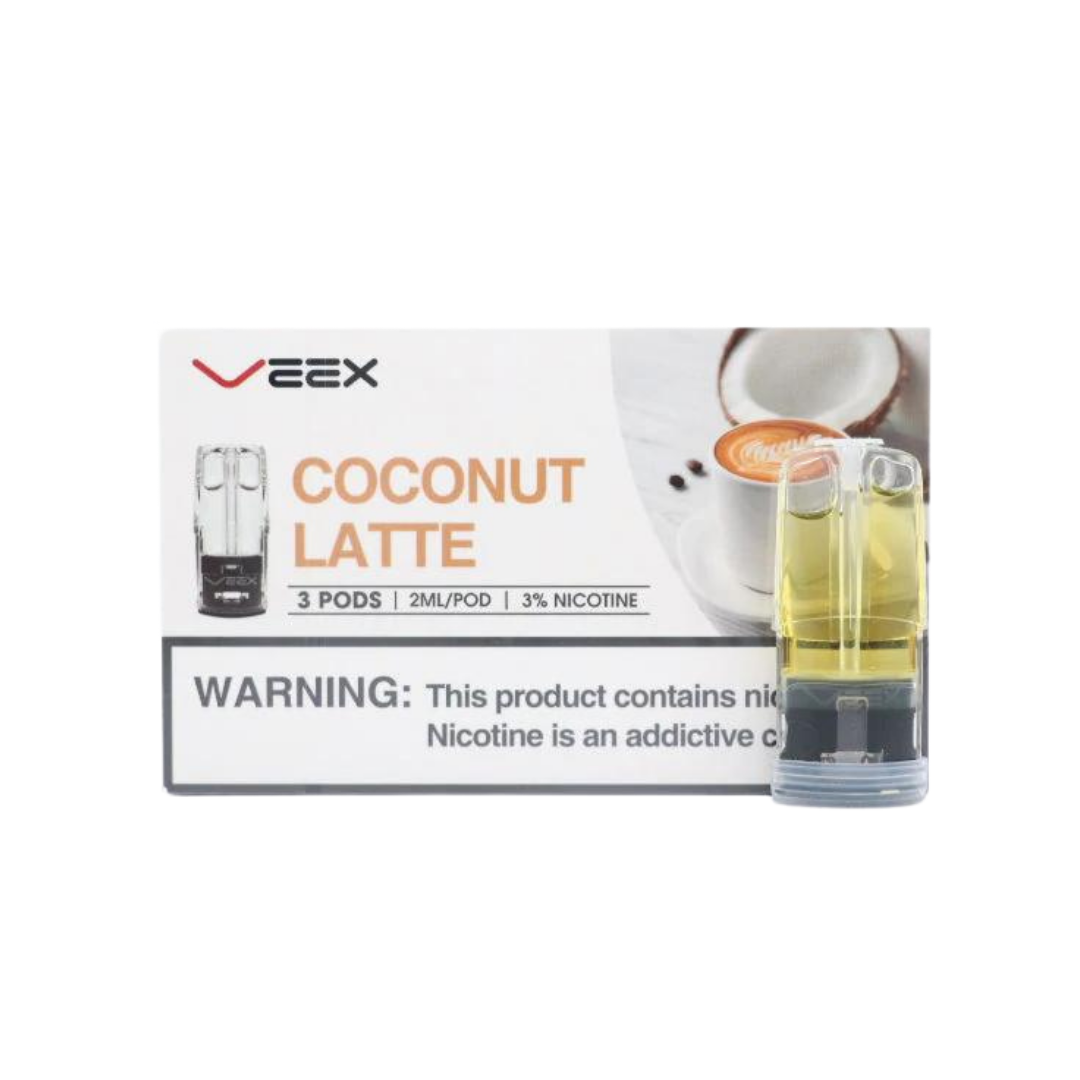 VEEX V1 Transparent Pods-Coconut Latte