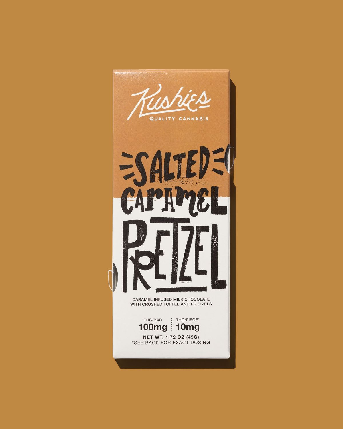 Kushies Salted Caramel Pretzel - 100mg THC