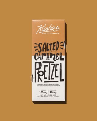 Kushies Salted Caramel Pretzel - 100mg THC
