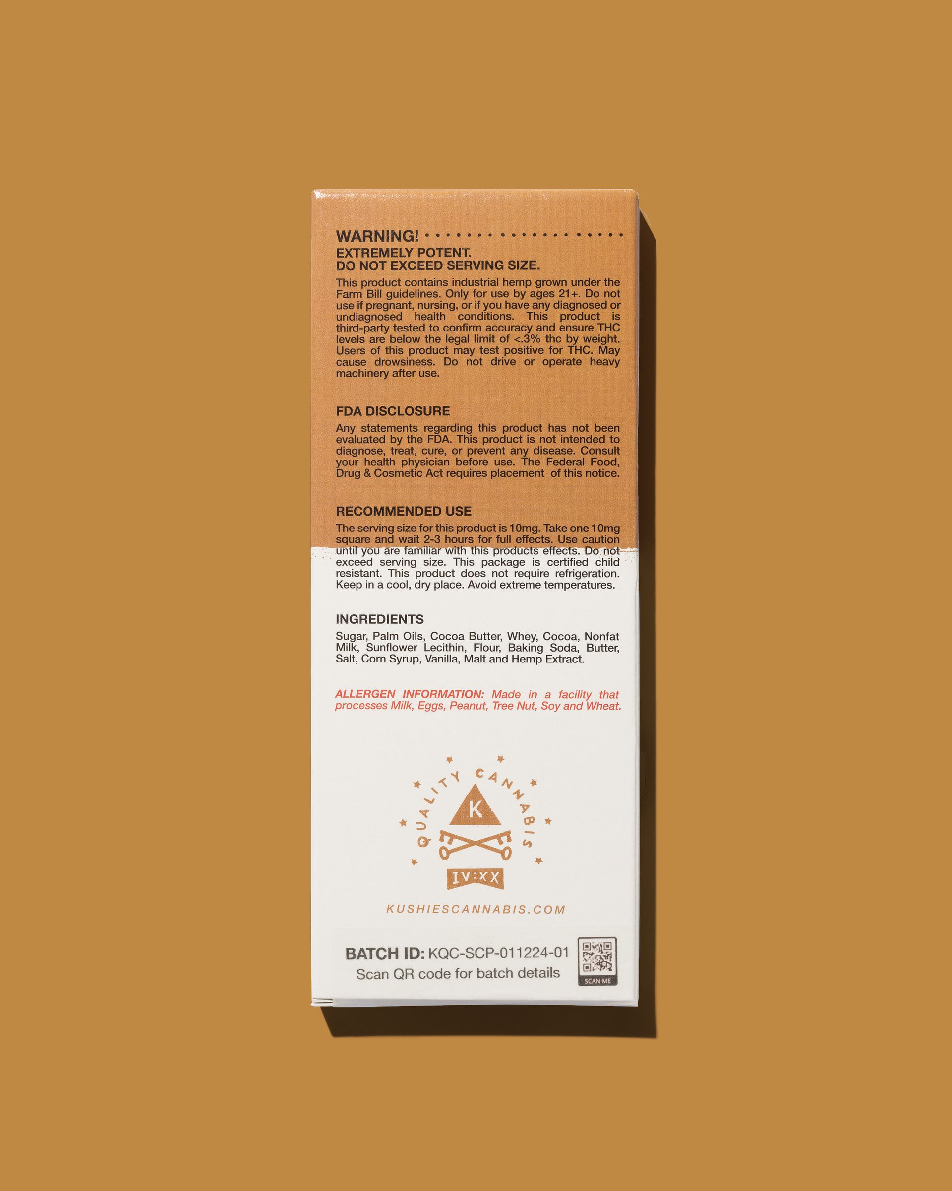 Kushies Salted Caramel Pretzel - 100mg THC