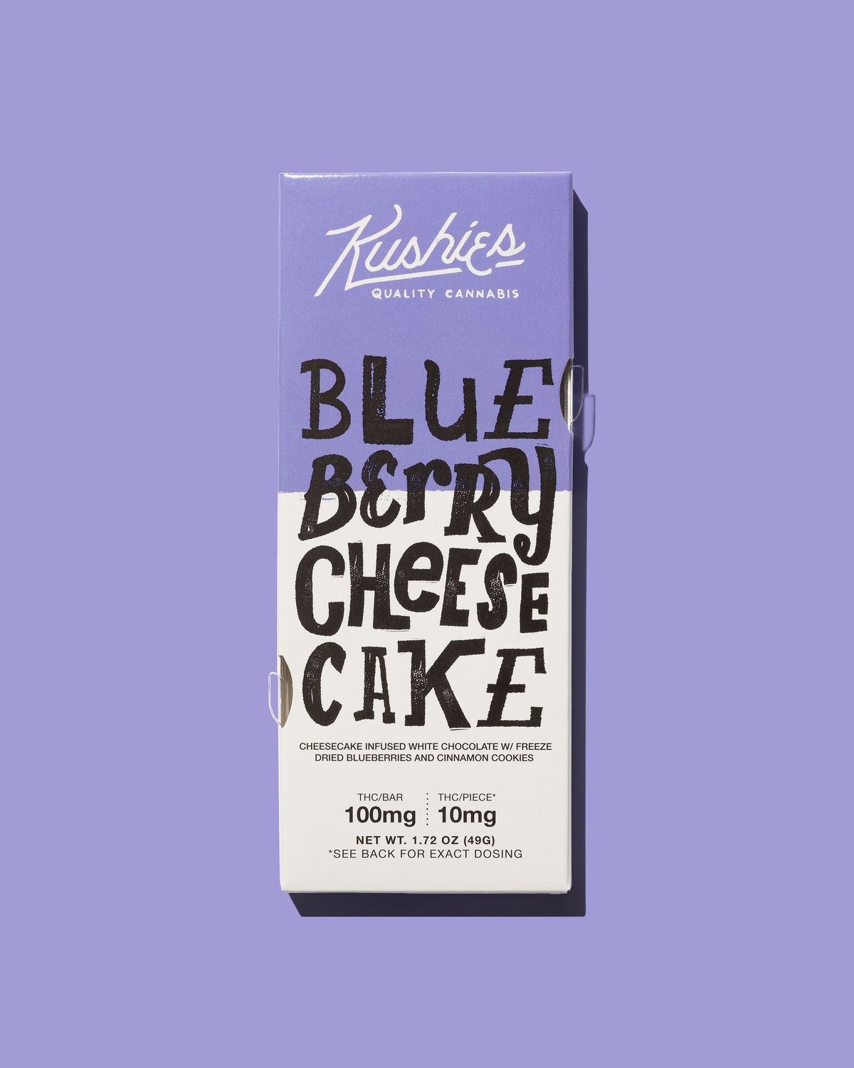 Kushies Blueberry Cheesecake - 100mg THC