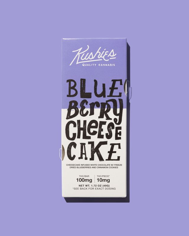 Kushies Blueberry Cheesecake - 100mg THC