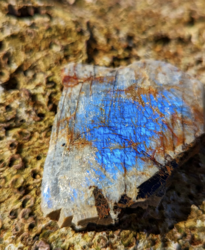 Wisconsin Moonstone Half Rough