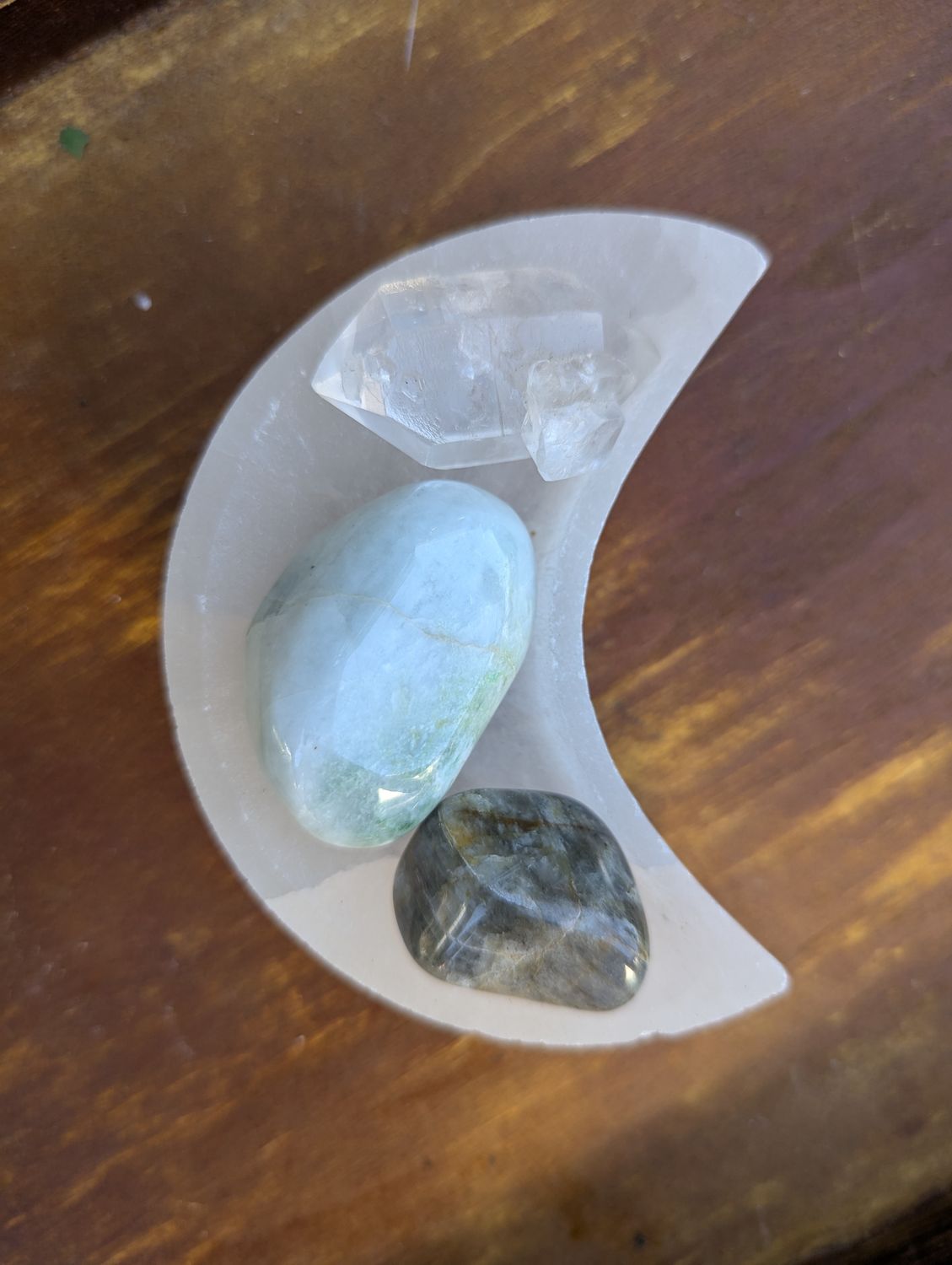 Selenite Bowl (Moon)