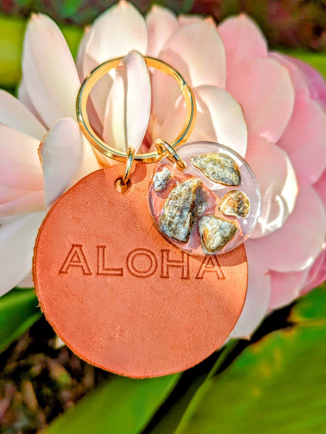 Wisconsin Moonstone Key Ring