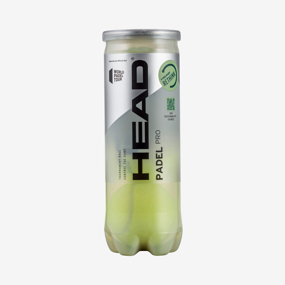 3 Tarros Pelotas Head Padel Pro