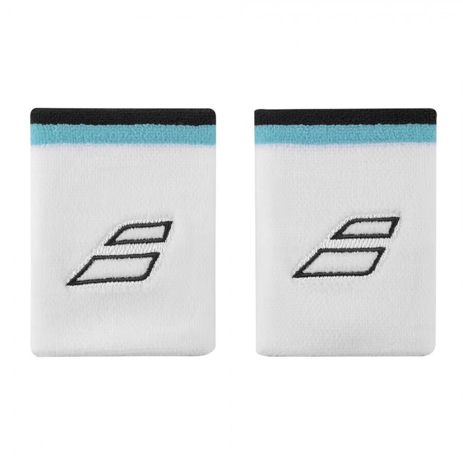 MUÑEQUERA BAB TERRY JUMBO WHITE/BLUE