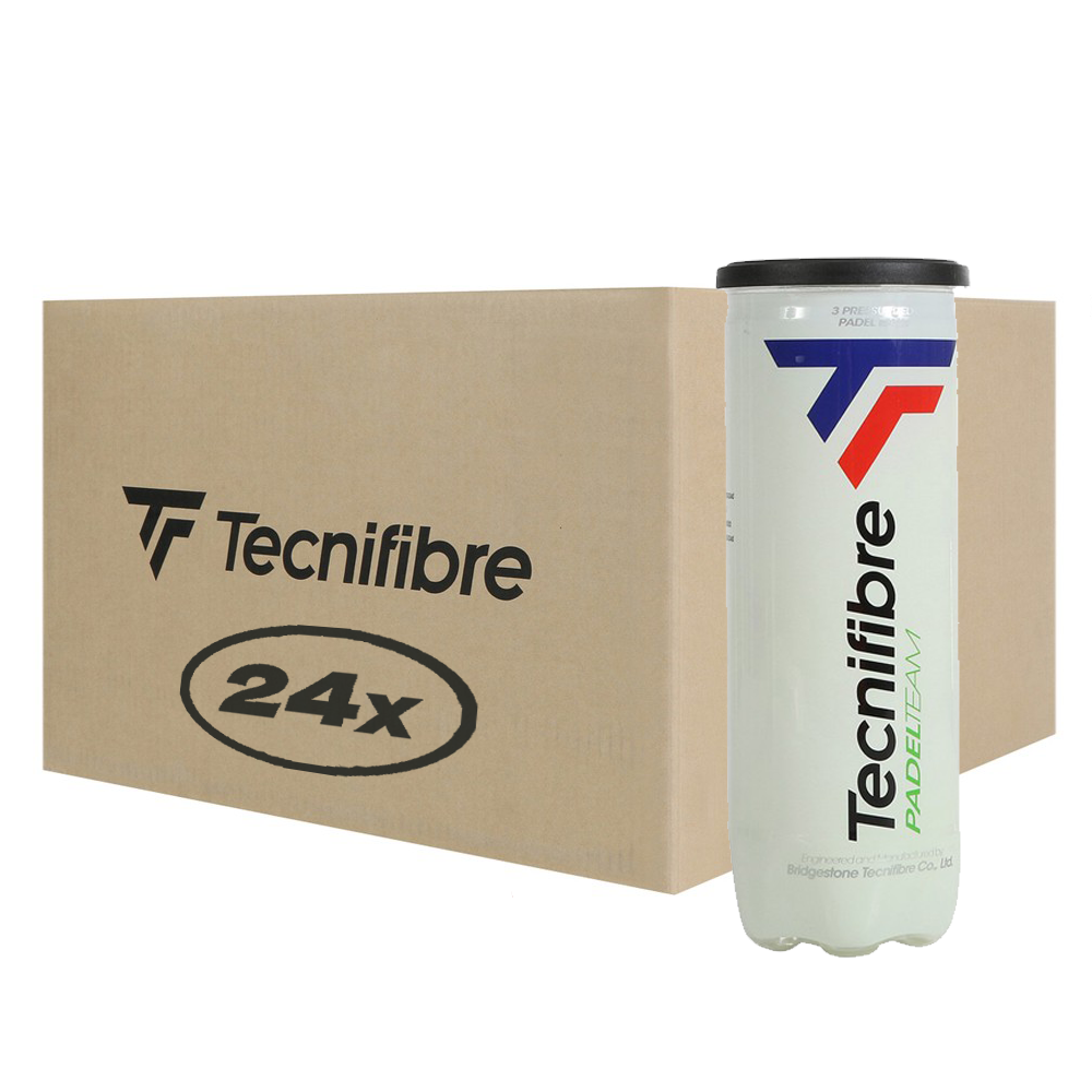 Caja de 24 Tarros – Tecnifibre Padel Team x3