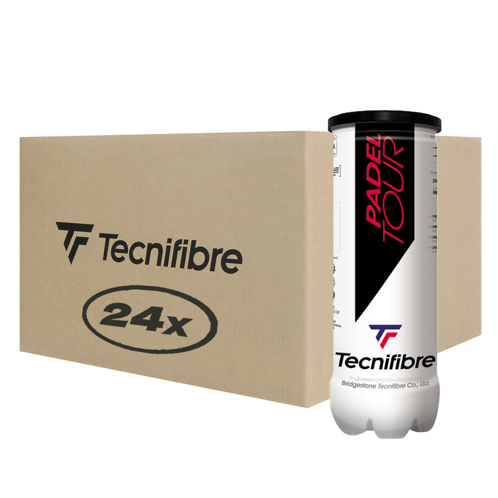 Caja de 24 Tarros – Tecnifibre Padel Tour x3