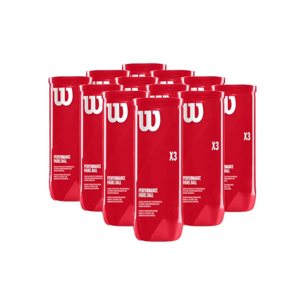 CAJA PELOTAS WILSON  PÁDEL X12 TARROS