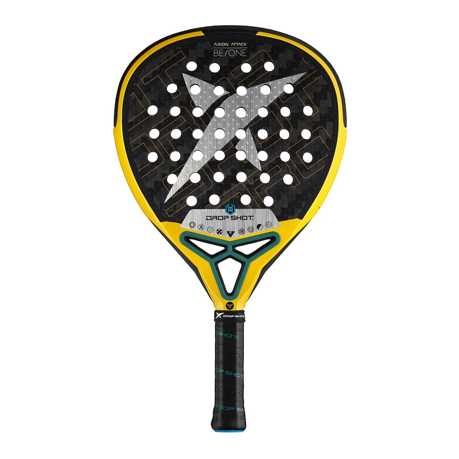 PALA PÁDEL AXION ATTACK 2024 J. SANZ + FUNDA + PROTECTOR + GRIP